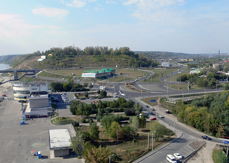 Нагорный парк на высоком берегу Барнаула